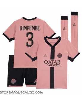 Paris Saint-Germain Presnel Kimpembe #3 Maglia Gara Terza Repliche 2024-25 Bambino